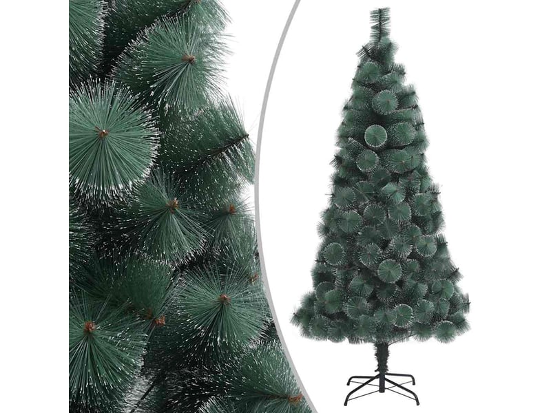  Sapin de noël artificiel, arbre de noël avec support vert 120 cm pet  - Conforama B
