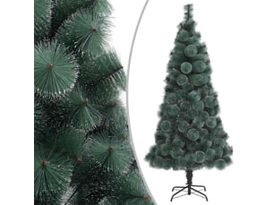 Sapin de noël artificiel, arbre de noël avec support vert 120 cm pet