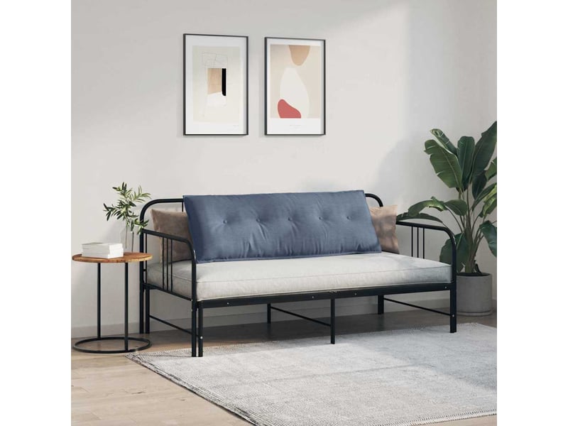  Coussin de dos, coussin de dossier bleu 140 x 50 cm tissu en velours côtelé cf54513  - Conforama D
