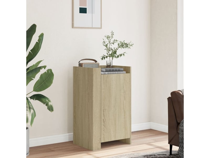  Buffet - bahut - meuble de rangement chêne sonoma 45x35x75 cm bois d'ingénierie  - Conforama B