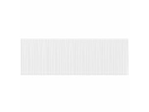Rideau en dentelle, rideau ajouré, voilage blanc 220 x 1200 cm polyester cf43724