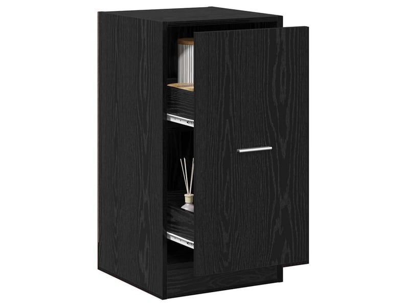  Meuble de rangemenrt, cabinet de pharmacie chêne noir 40 x 41 x 77.5 cm  - Conforama C
