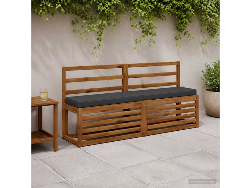 Lot de 2 coussins de banc, coussins d'assise vught 100 % polyester cf58351 - Conforama B