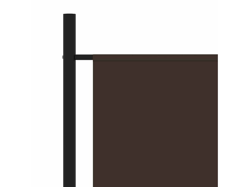  Paravent | cloison de séparation 3 panneaux marron 260x180 cm  - Conforama D