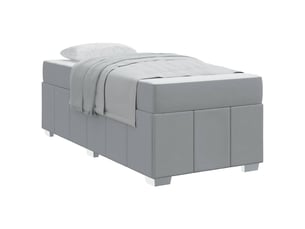 Lit simple 100x200 cm    coloris gris