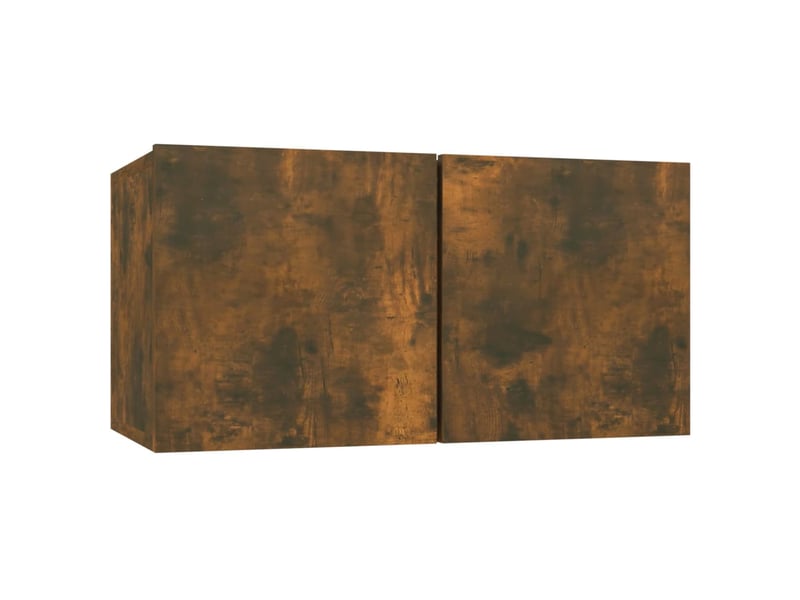  Ensemble de meubles tv 5 pcs chêne fumé bois d'ingénierie shl98562  - Conforama E