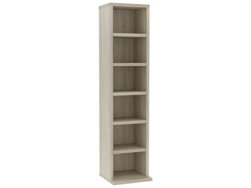 Petite bibliothèque, armoire à cd chêne sonoma 21x20x88 cm bois d'ingénierie  - Conforama A