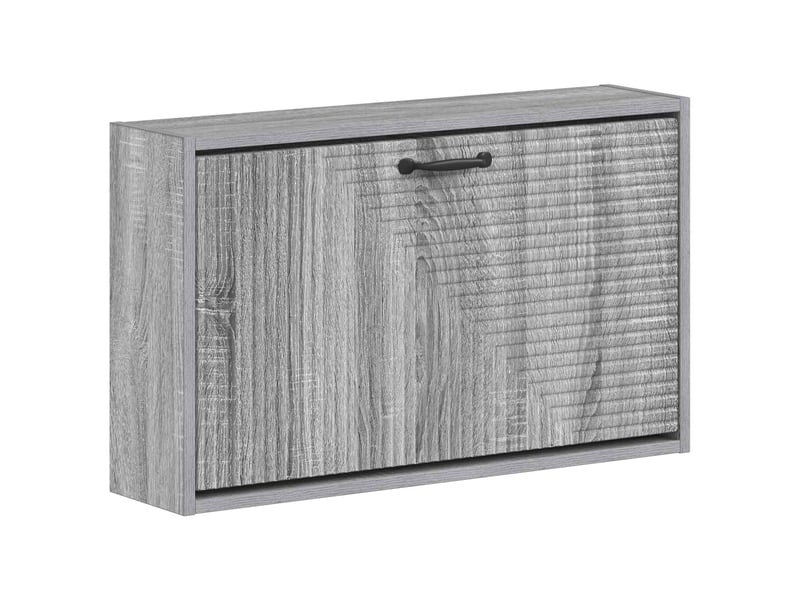  Meuble à chaussures mural, armoire à chaussures haarlem 71x17x43 cm sonoma gris  - Conforama A