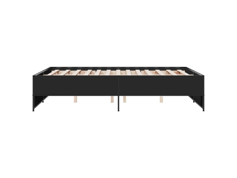  Lit double- lit adulte -  cadre de lit sans matelas noir 120x190 cm  - Conforama D