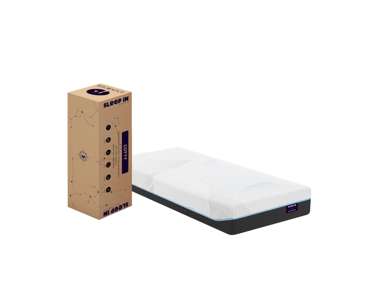  Matelas Ressorts + latex 90x190 cm  - Conforama L
