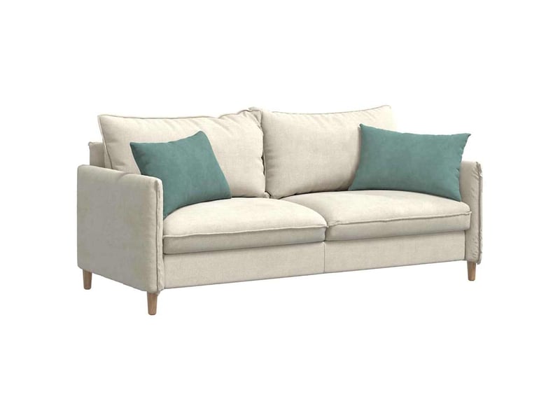  Lot de 2 coussins de canapé, coussins décoratifs vert mer 60 x 40 cm cf59215  - Conforama C