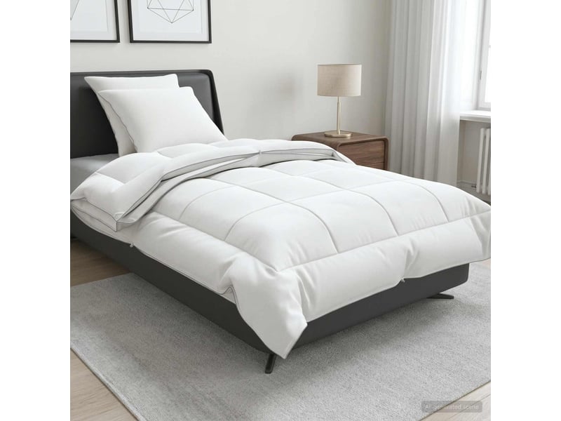  Ensemble de couette et d'oreiller 3 pcs - duvet 155x220 cm 4 saisons  - Conforama B