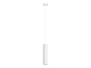 Suspension rayo 1 blanche aluminium moderne 118x8x8cm