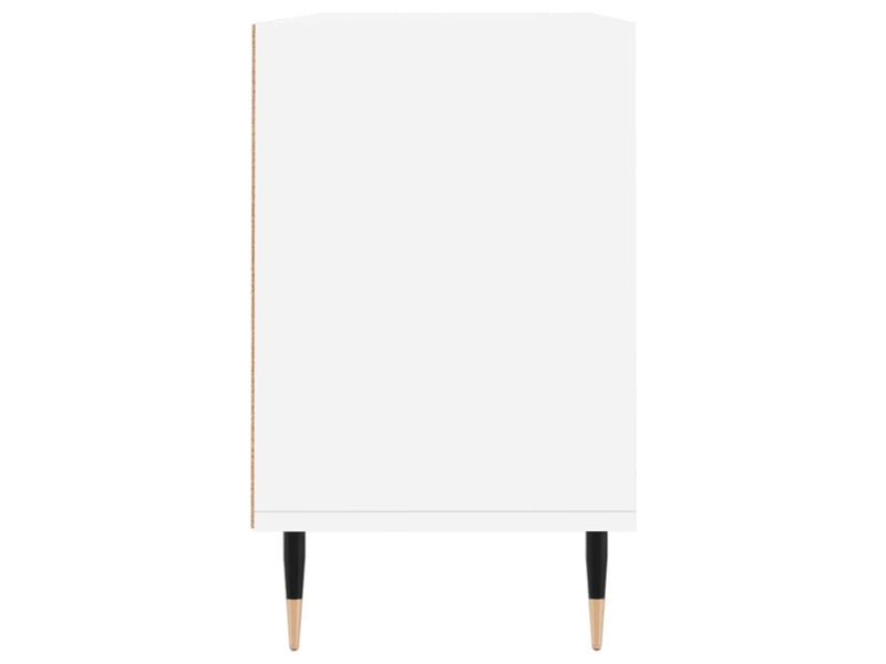  Meuble tv - banc tv - meuble de rangement blanc 103,5x30x50 cm bois d'ingénierie  - Conforama E