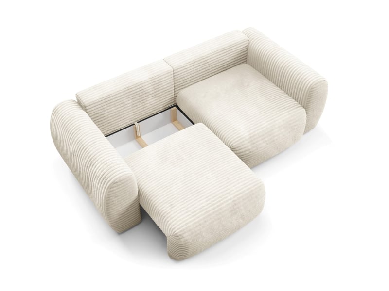  Canapé convertible premium cloud creme  - Conforama D