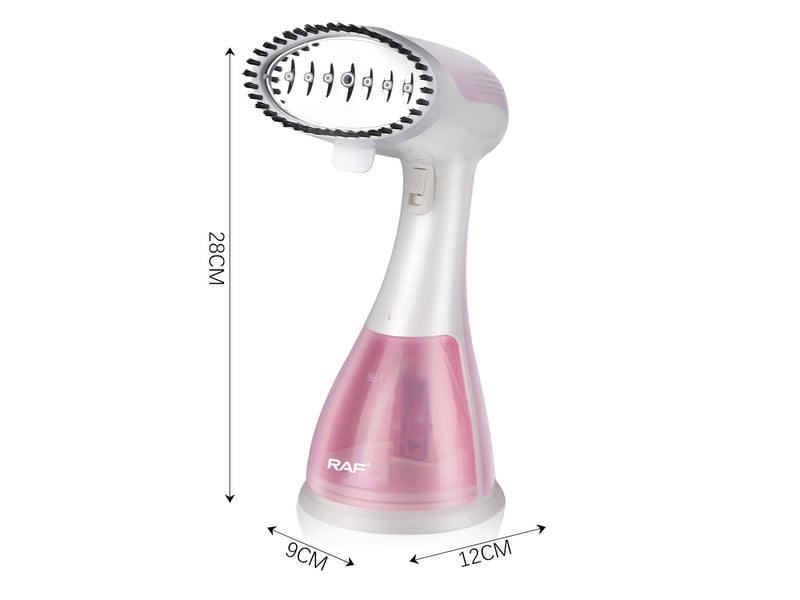  Défroisseur vapeur portable 1500 w – réservoir d'eau de 300 ml – vapeur continue – prise ue – rose  - Conforama B