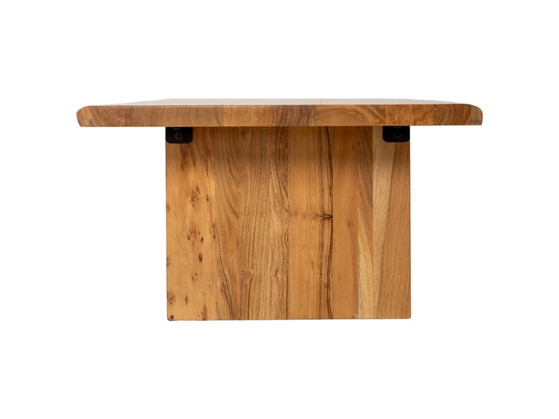  Table basse en bois marron 150x70x40 cm (hauteur)  - Conforama E