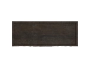 Étagère flottante, etagère murale, étagère suspendue marron foncé bois chêne massif traité cf42415