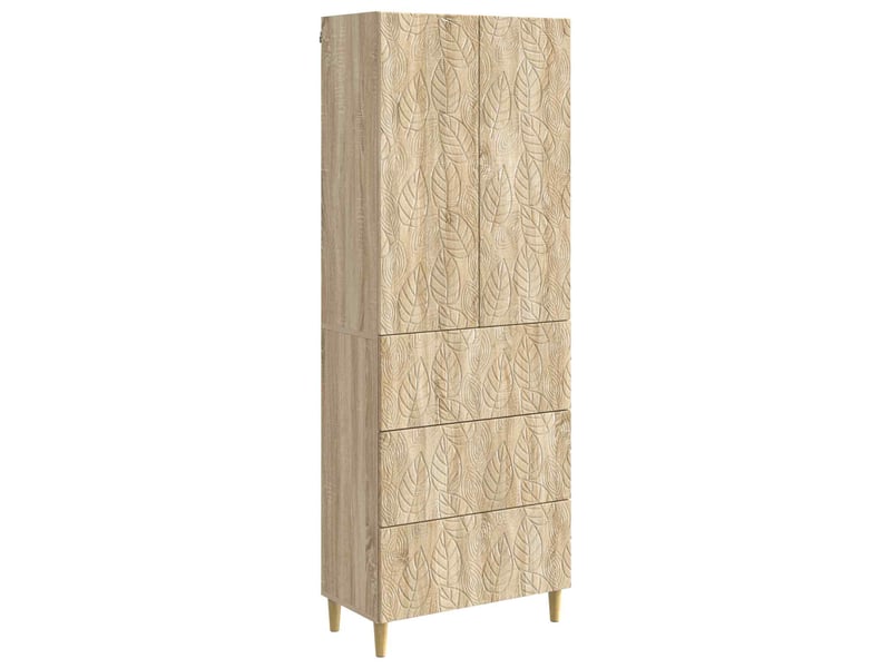  Ensemble de meubles 2 pcs, rangement de salon 66 x 34,5 x 90 cm bois d'ingénierie shl9994  - Conforama A
