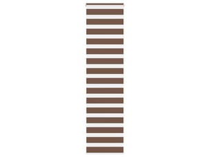 Store zèbre, store de fenêtre marron 60x200 cm largeur du tissu 55,9 cm polyester cf48717