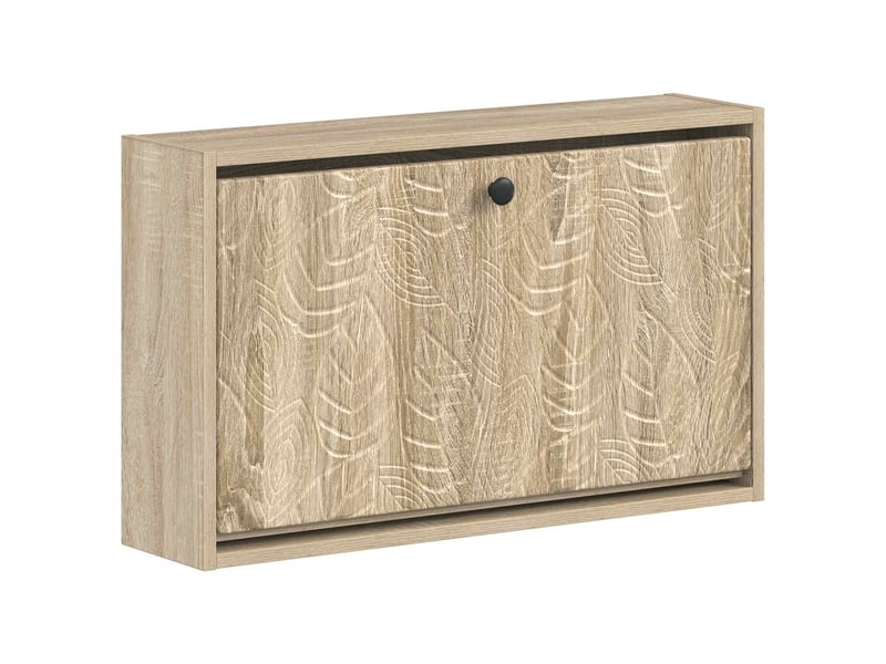  Meuble à chaussures mural, armoire à chaussures delft 71x17x43 cm chêne sonoma  - Conforama A