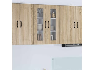 Meuble mural de cuisine | armoire de cuisine chêne sonoma 60x31x80cm shl7540