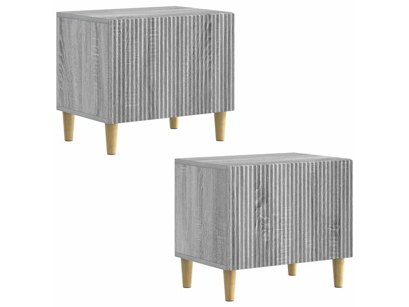  Meuble tv - banc tv - meuble de rangement sonoma gris bois d'ingénierie  - Conforama D