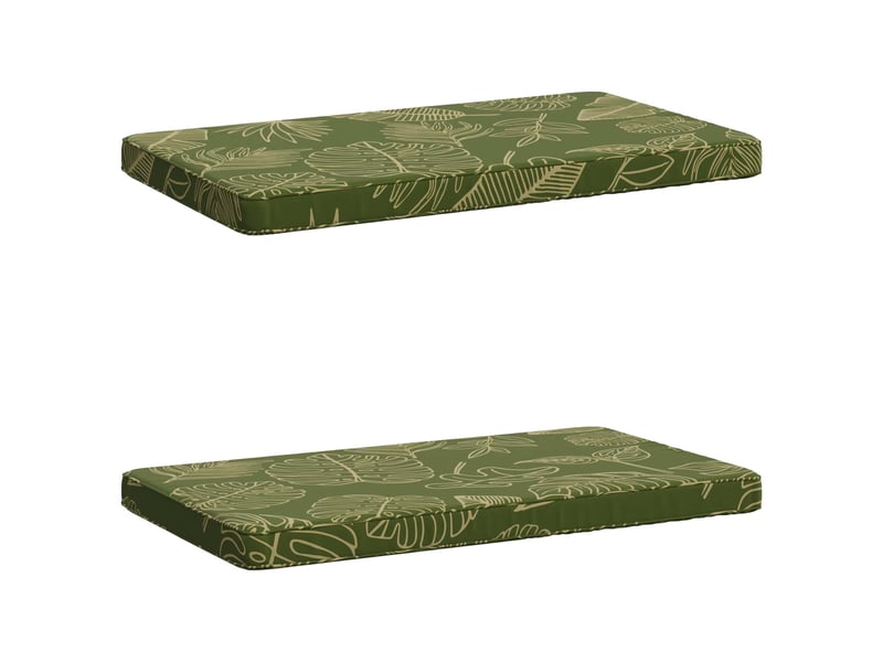 Lot de 2 coussins de banc, coussins d'assise vught 100 % polyester cf57698 - Conforama A