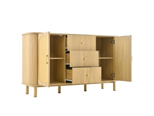 Buffet 2 porte(s) 3 tiroir(s) UVRION - 140 cm coloris naturel