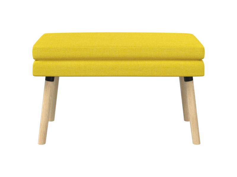  Banc d'entrée, banc à double couche jaune clair 80x40x47 cm tissu  - Conforama E