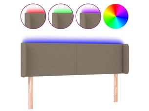 Tete de lit A poser largeur 147 cm   taupe