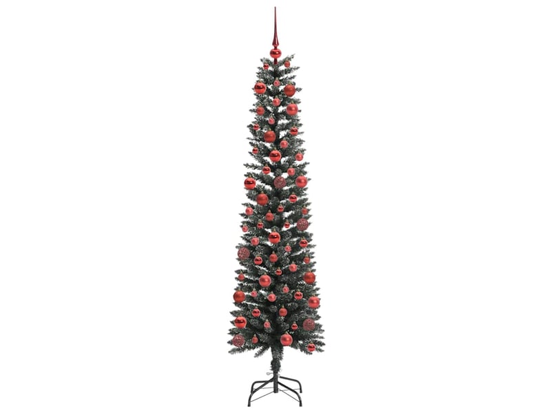 Sapin de noël artificiel, arbre de noël vert 180 cm pvc, plastique et acier shl9566 - Conforama D