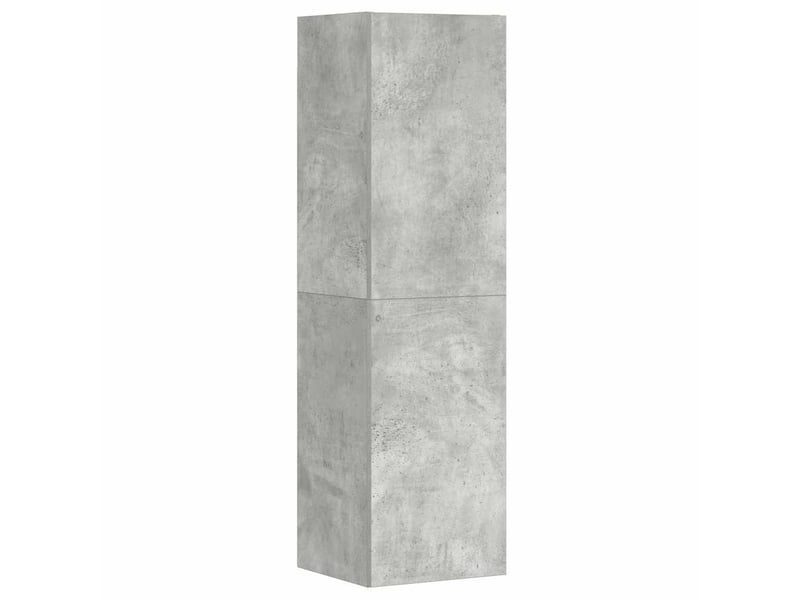  Ensemble de meubles tv 3 pcs gris béton bois d'ingénierie shl73591  - Conforama E