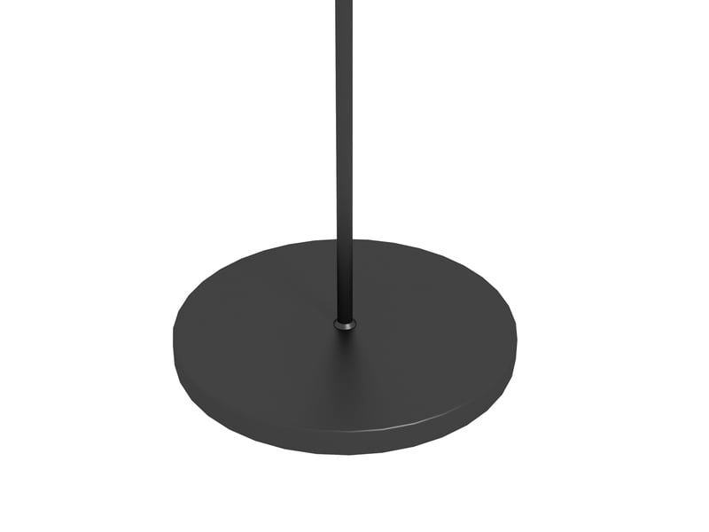  Lampadaire solaire 34x34x130 cm led acier jaune  - Conforama D