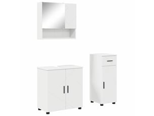Ensemble de mobilier de salle de bain 3 pc blanc cf64243