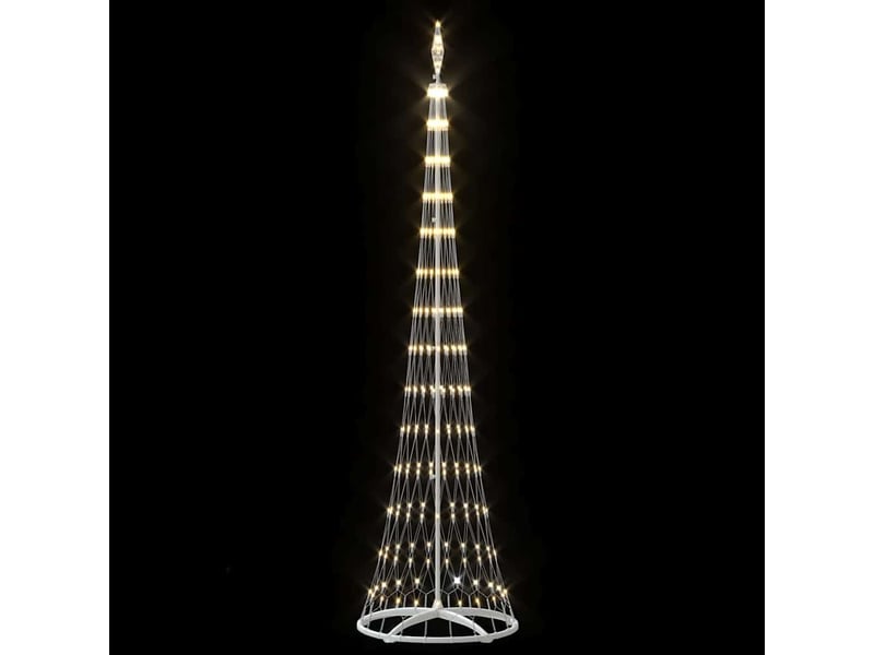  Arbre de noël, sapin de noël led blanc chaud 250 cm métal  - Conforama E