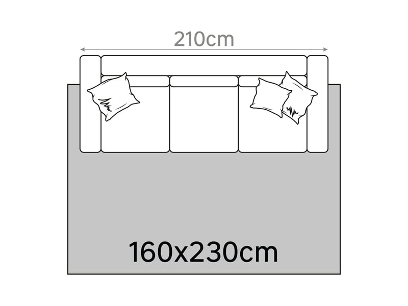  Tapis intérieur coton uni cotty, l.160 x l.230 cm  - Conforama E