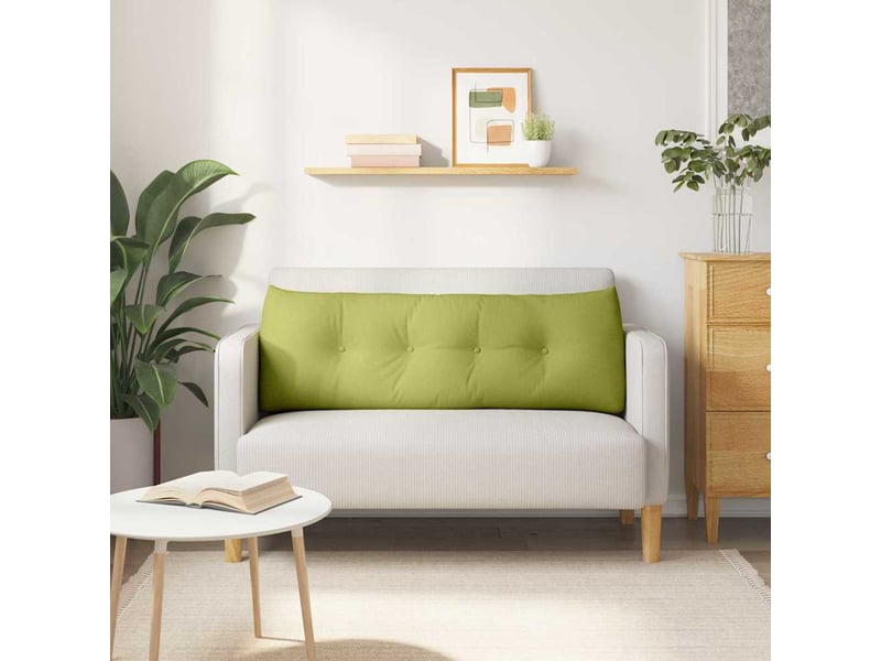 Coussin de dos, coussin de dossier vert clair 140 x 24 x 50 cm tissu cf55045 - Conforama D