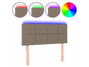 Tete de lit A poser largeur 80 cm taupe
