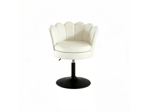 Fauteuil fixe pivotant  <strong>HAUSS SPOLE</strong> <strong></strong> Velours beige vendu A l'unité