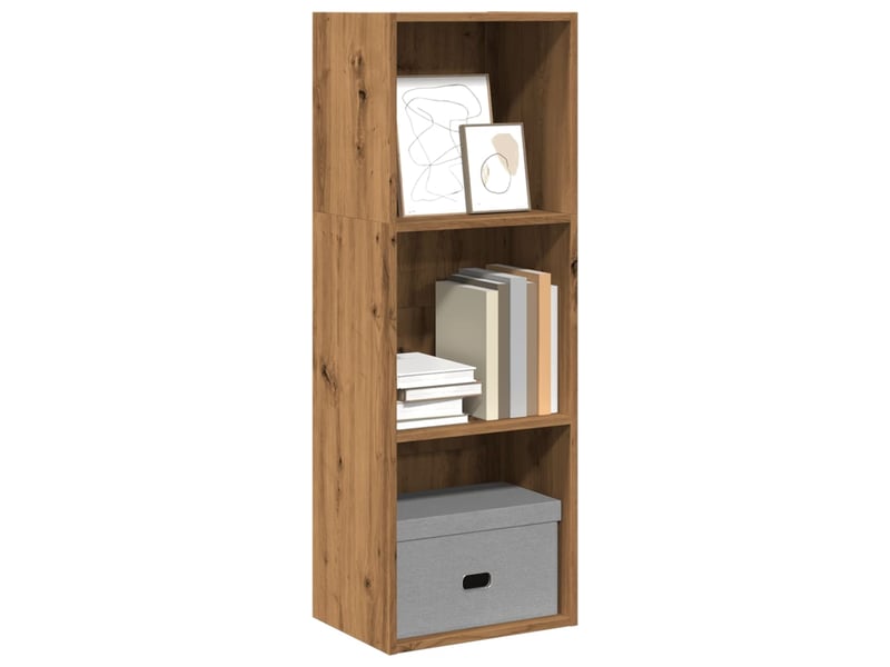  Bibliothèque, étagère de rangement chêne artisanal 40x30x114 cm bois d'ingénierie  - Conforama B