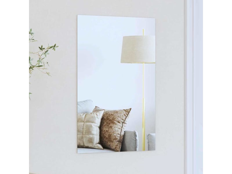  Miroir mural rectangulaire 60 x 40 cm verre trempé cf62869  - Conforama B