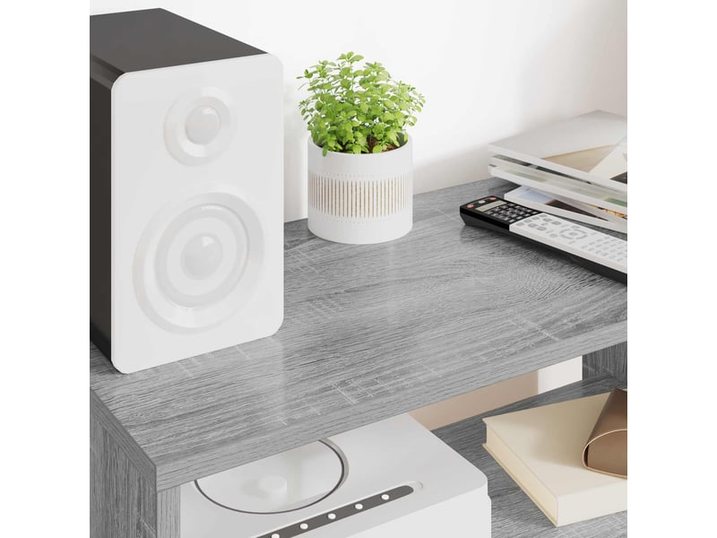  Meuble tv - banc tv - meuble de rangement 60 x 30 x 40 cm gris sonoma bois d'ingénierie  - Conforama D