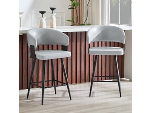 Chaise de salle à manger rembourrée avec dossier et accoudoirs – style mid-century moderne, maison, cuisine, hôtel