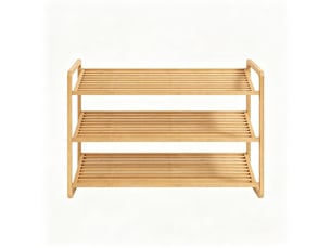 Bibliotheque coloris  naturel 3 étagère(s) <strong>KORFEE</strong> <strong></strong> - 3.23 cm x 76 cm