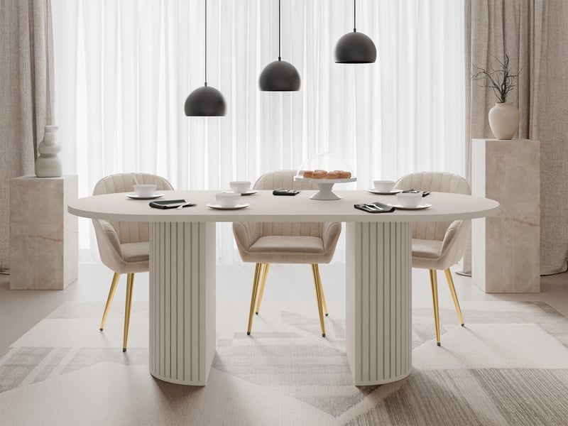  Table comfivo ulma, stratifié, stratifié, 75x90x185cm  - Conforama D