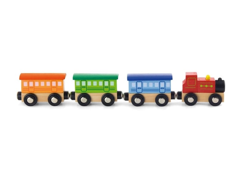  Train magnétique viga 50819 classic - bois 6934510508197 - Conforama A