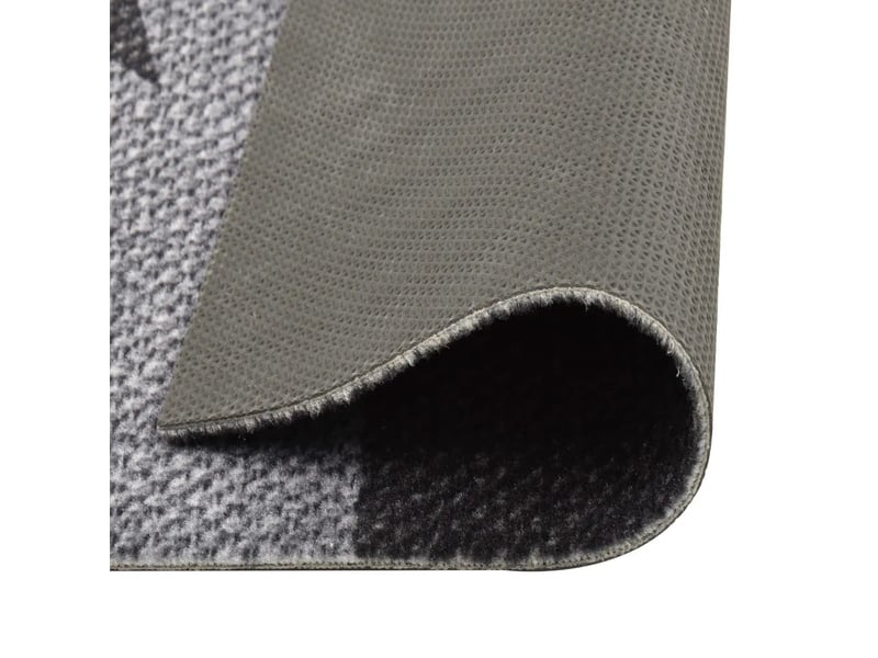 Tapis de sol rectangulaire design moderne cuisine 60 x 180 cm lavable antidérapant en polyamide gris 02_0046523  - Conforama C