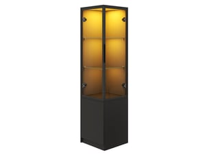 Vitrine coloris noir <strong>LEYTN</strong> <strong></strong> - 40 cmx160 cm