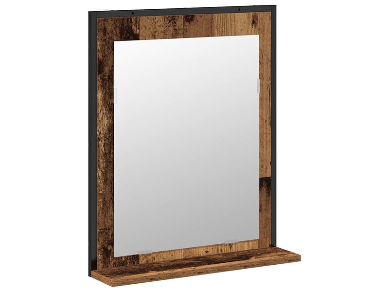  Ensemble de mobilier de salle de bain 2 pièces marron cf64231  - Conforama E